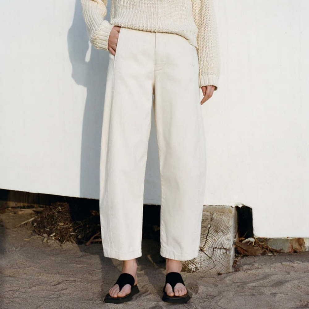 Shaina Mote Lune Pant in Natural Denim